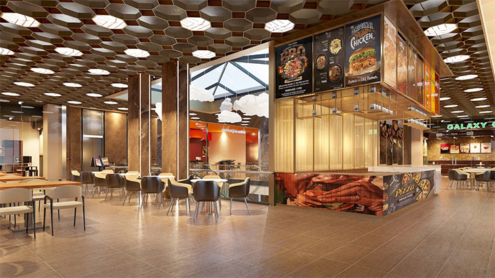 Fast food restaurant.