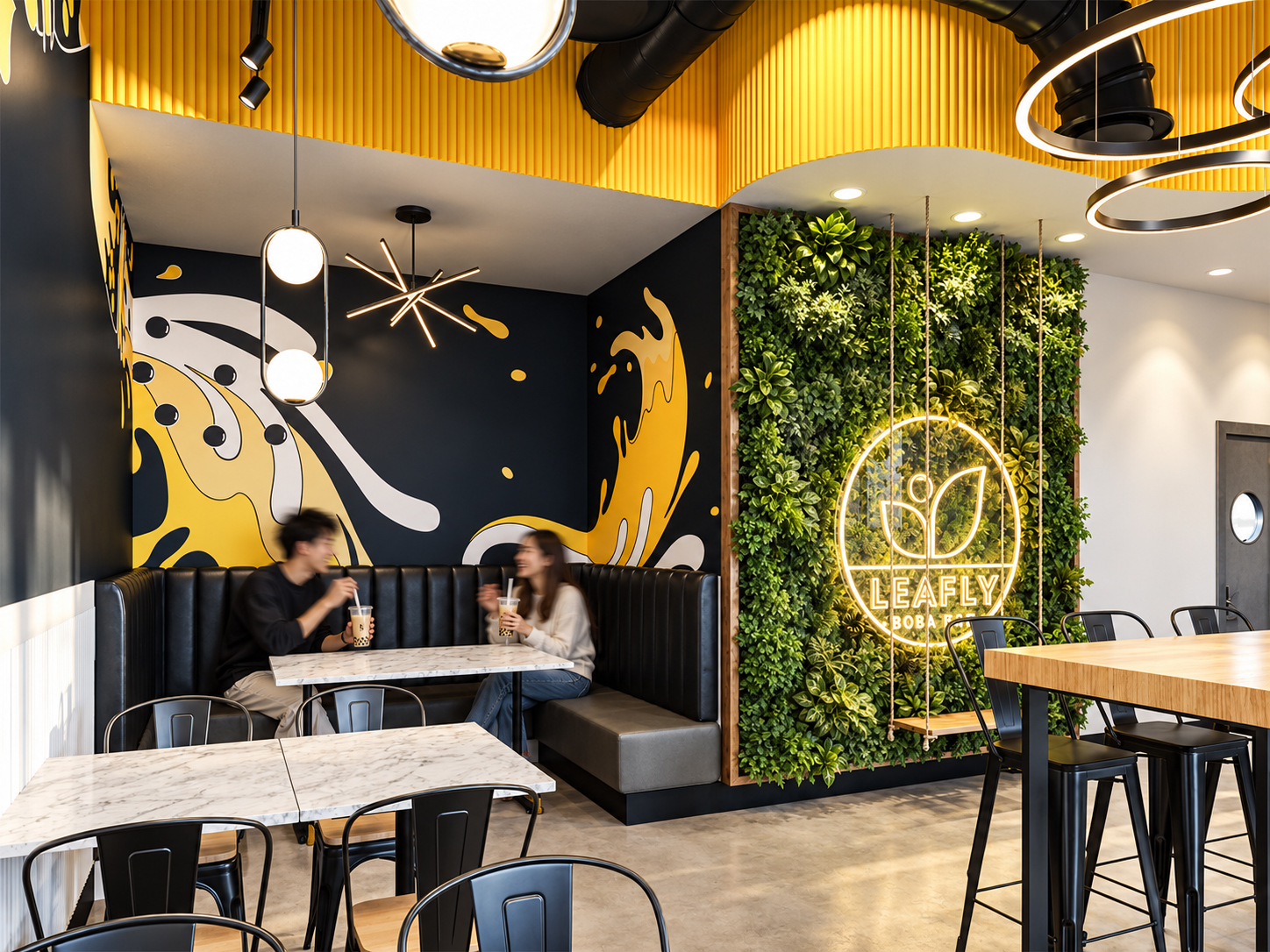Boba Tea Store design